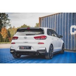 Diffuseur Arrière Complet V.3 Hyundai I30 N Mk3 Hatchback Noir Brillant