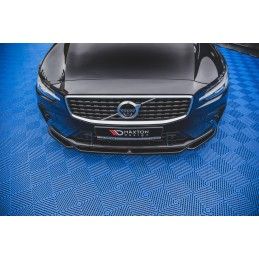 Maxton Lame Du Pare-Chocs Avant V.2 Volvo S60/V60 R-Design Mk3 Gloss Black, VO-S60-3-RDESIGN-FD2G Tuning.fr