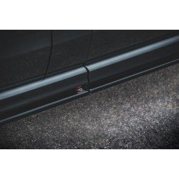 Rajouts Des Bas De Caisse MAXTON Mercedes-Benz V-Class Long AMG-Line W447 Facelift Noir Brillant