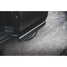 Rajouts Des Bas De Caisse MAXTON Mercedes-Benz V-Class Long AMG-Line W447 Facelift Noir Brillant