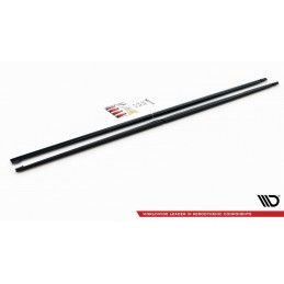 Rajouts Des Bas De Caisse MAXTON Mercedes-Benz V-Class Long AMG-Line W447 Facelift Noir Brillant
