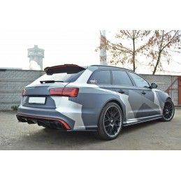 LAME ARRIERE MAXTON Audi RS6 C7 / C7 FL Noir Brillant