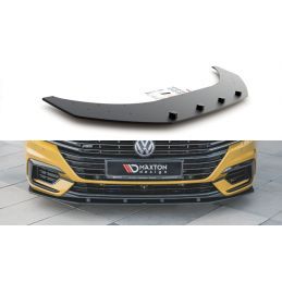 Maxton Sport Durabilité Lame Du Pare-Chocs Avant Volkswagen Arteon R-Line Black-Red, VWAR1RLINECNC-FD1BRB Tuning.fr