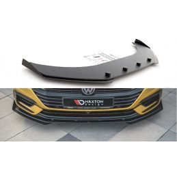 Sport Durabilité LAME AVANT MAXTON + Flaps Volkswagen Arteon R-Line Noir + Rabats Brillant 