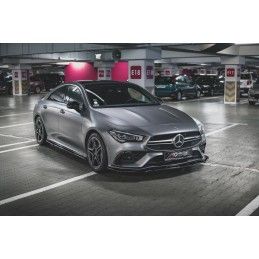 Rajouts Des Bas De Caisse MAXTON Mercedes CLA 35 / 45 C118 Noir Brillant