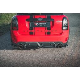 Maxton Central Arriere Splitter Mini Countryman Mk2 F60 JCW Gloss Black, MC-CO-2-JCW-RD1G Tuning.fr