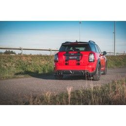 Maxton Central Arriere Splitter Mini Countryman Mk2 F60 JCW Gloss Black, MC-CO-2-JCW-RD1G Tuning.fr