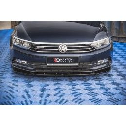 Maxton Lame Du Pare-Chocs Avant V.1 Volkswagen Passat B8 Gloss Black, VW-PA-B8-FD1G Tuning.fr