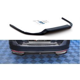 Maxton Central Arriere Splitter Volkswagen Passat B8 Gloss Black, VW-PA-B8-RD1G Tuning.fr