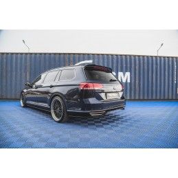 Maxton Central Arriere Splitter Volkswagen Passat B8 Gloss Black, VW-PA-B8-RD1G Tuning.fr