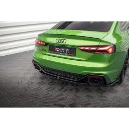 Central Arriere Splitter Audi RS5 F5 Facelift Noir Brillant