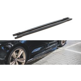 Rajouts Des Bas De Caisse MAXTON Audi RS5 Sportback F5 Facelift Noir Brillant