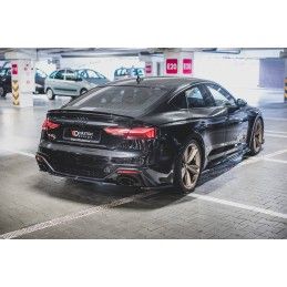 Rajouts Des Bas De Caisse MAXTON Audi RS5 Sportback F5 Facelift Noir Brillant