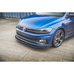 Maxton Sport Durabilité Lame Du Pare-Chocs Avant Volkswagen Polo GTI Mk6 Black, VWPO6GTICNC-FD3B Tuning.fr