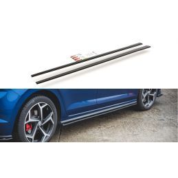 Maxton Sports Durabilité Rajouts Des Bas De Caisse Volkswagen Polo GTI Mk6 Black, VWPO6GTICNC-SD3B Tuning.fr