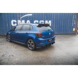 Sports Durabilité Diffuseur Arrière Complet Volkswagen Polo GTI Mk6 Noir