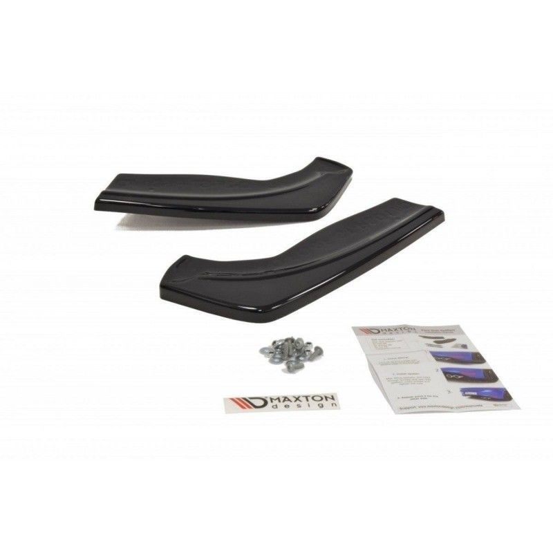 Maxton Lame Du Pare-Chocs Arriere V.1 Ford Focus ST Mk2 FL Gloss Black, FO-FO-2F-ST-RSD1G Tuning.fr