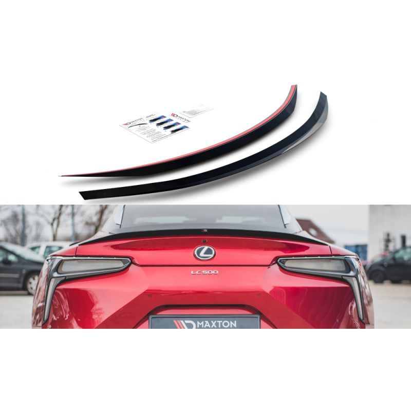 Maxton Spoiler Cap Central Lexus LC 500 Gloss Black, LE-LC-500-CAP1G Tuning.fr