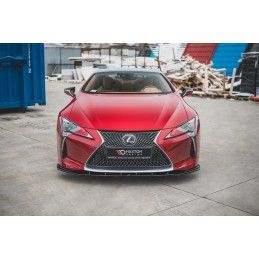 Maxton Lame Du Pare-Chocs Avant V.1 Lexus LC 500 Gloss Black, LE-LC-500-FD1G Tuning.fr