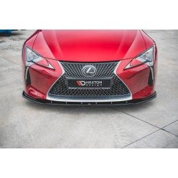 Maxton Lame Du Pare-Chocs Avant V.1 Lexus LC 500 Gloss Black, LE-LC-500-FD1G Tuning.fr