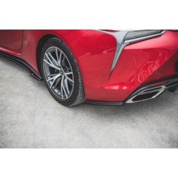 Lames De Pare-Chocs Arrière Latérales Lexus LC 500 Noir Brillant