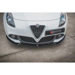 Maxton Lame Du Pare-Chocs Avant V.3 Alfa Romeo Giulietta Gloss Black, AL-GU-1F-FD2G Tuning.fr