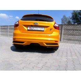 Maxton Lame Du Pare-Chocs Arriere Ford Focus ST Mk3 Hatchback Gloss Black, FO-FO-3-ST-RSD1G Tuning.fr