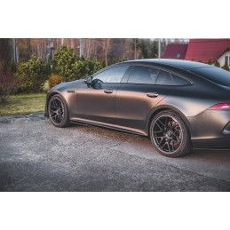 Rajouts Des Bas De Caisse MAXTON Mercedes GT 53 4-Door Coupe Noir Brillant