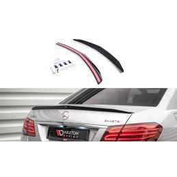 Maxton Spoiler Cap Mercedes-Benz E63 AMG / AMG-Line Sedan W212 Facelift Gloss Black, ME-E-212F-AMG-CAP1G Tuning.fr