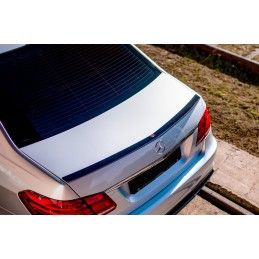 Maxton Spoiler Cap Mercedes-Benz E63 AMG / AMG-Line Sedan W212 Facelift Gloss Black, ME-E-212F-AMG-CAP1G Tuning.fr