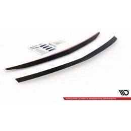 Maxton Spoiler Cap Mercedes-Benz E63 AMG / AMG-Line Sedan W212 Facelift Gloss Black, ME-E-212F-AMG-CAP1G Tuning.fr