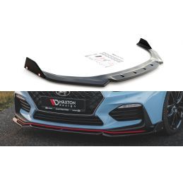 LAME AVANT MAXTON + Ailerons V.6 Hyundai I30 N Mk3 Hatchback/Fastback Noir Brillant