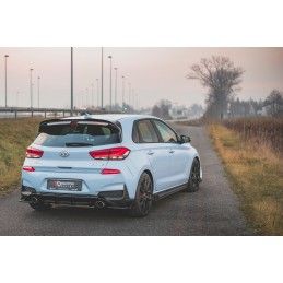 Rajouts Des Bas De Caisse MAXTON V.5 Hyundai I30 N Mk3 / Mk3 FL Hatchback/Fastback Noir Brillant