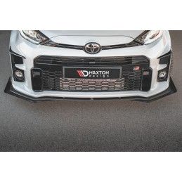 Sport Durabilité LAME AVANT MAXTON + Flaps Toyota GR Yaris Mk4 Noir + Rabats Brillant 