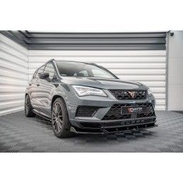 Maxton Lame Du Pare-Chocs Avant V.1 Cupra Ateca Gloss Black, CU-AT-1-FD1G Tuning.fr