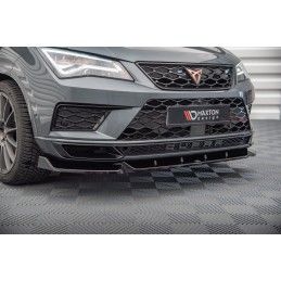 Maxton Lame Du Pare-Chocs Avant V.1 Cupra Ateca Gloss Black, CU-AT-1-FD1G Tuning.fr