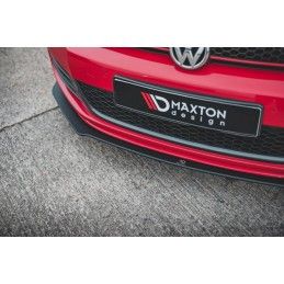Maxton Sport Durabilité Lame Du Pare-Chocs Avant / Splitter V.3 Volkswagen Golf GTI Mk6 Black-Red, VWGO6GTICNC-FD3BRB Tuning.fr