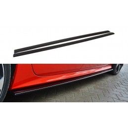 Rajout Du Bas De Caisse Audi S7 / A7 S-Line C7 FL Noir Brillant