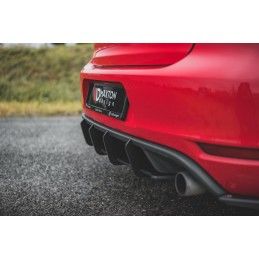 Sport Durabilité Central Diffuseur Arriere V.2 Volkswagen Golf GTI Mk6 Noir-Rouge