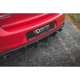 Sport Durabilité Central Diffuseur Arriere V.2 Volkswagen Golf GTI Mk6 Noir-Rouge