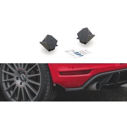 Sport Durabilité LAME ARRIERE MAXTON + Flaps Volkswagen Golf GTI Mk6 Noir-Rouge + Rabats Brillant