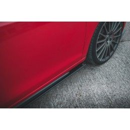 Maxton Sports Durabilité Rajouts Des Bas De Caisse Volkswagen Golf GTI Mk6 Black-Red, VWGO6GTICNC-SD1BRB Tuning.fr