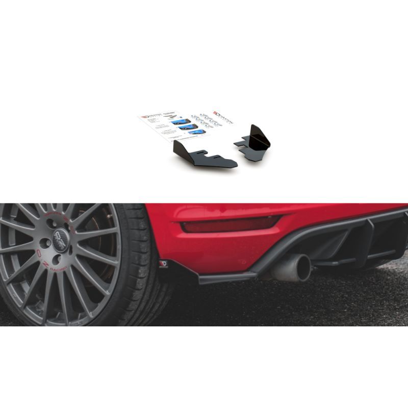 Maxton Rear Side Flaps Volkswagen Golf GTI Mk6, VWGO6GTICNC-RSF1G Tuning.fr