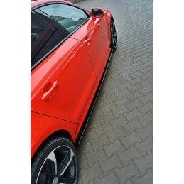 Rajout Du Bas De Caisse Audi S7 / A7 S-Line C7 FL Noir Brillant