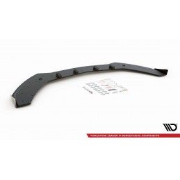 Sport Durabilité LAME AVANT MAXTON + Flaps Mercedes - AMG C43 Coupe C205 Noir + Rabats Brillant 