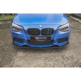 Maxton Sport Durabilité Lame Du Pare-Chocs Avant BMW M135i F20 Black, BM1F20MCNC-FD1B Tuning.fr