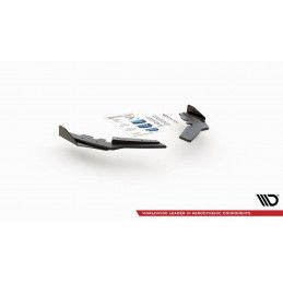 Maxton Sport Durabilité Lame Du Pare Chocs Arriere + Flaps BMW M135i F20 Black-Red + Gloss Flaps, BM1F20MCNC-RSD1BRB+RSF1G Tunin