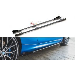 Sports Durabilité Rajouts Des Bas De Caisse MAXTON + Flaps BMW 1 F21 M135i / M140i / M-Pack Noir + Rabats Brillant 