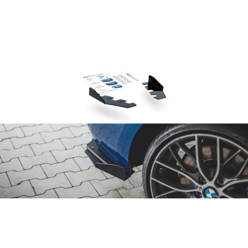 Maxton Rear Side Flaps BMW M135i F20, BM1F20MCNC-RSF1G Tuning.fr