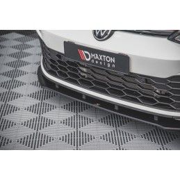 Maxton Sport Durabilité Lame Du Pare-Chocs Avant Volkswagen Golf 8 GTI Black, VWGO8GTICNC-FD1B Tuning.fr